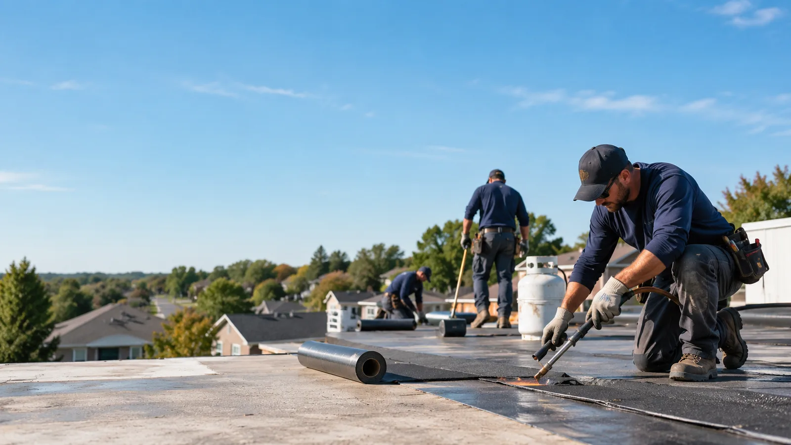 Flat Roof Leak Repair providers in Seward, IL